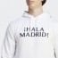  Real Madrid Adidas Felpa Cappuccio Hoodie UOMO Bianco 2023 24 DNA HD 4