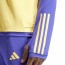  Real Madrid Adidas Felpa Allenamento Training Sweatshirt Giallo Mezza Zip 1